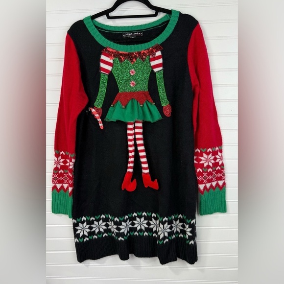 united states sweaters Sweaters - United States Sweaters women’s elf ugly Christmas sweater dress. Size XL